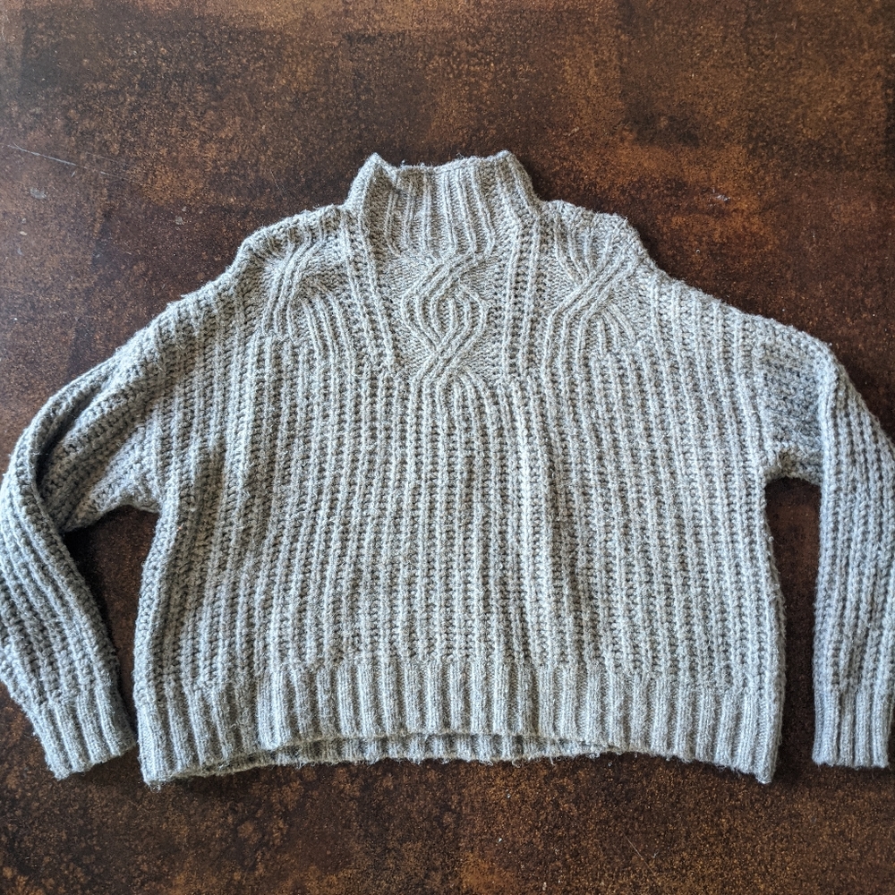 Light brown turtleneck